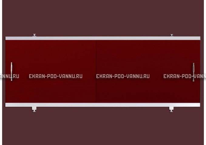 Экран EUROPLEX Универсал бордо под трубы – купить по цене 6250 руб. в интернет-магазине в городе Астрахань картинка 1