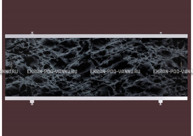 Экран EUROPLEX Универсал черный мрамор – купить по цене 6250 руб. в интернет-магазине в городе Астрахань картинка 1