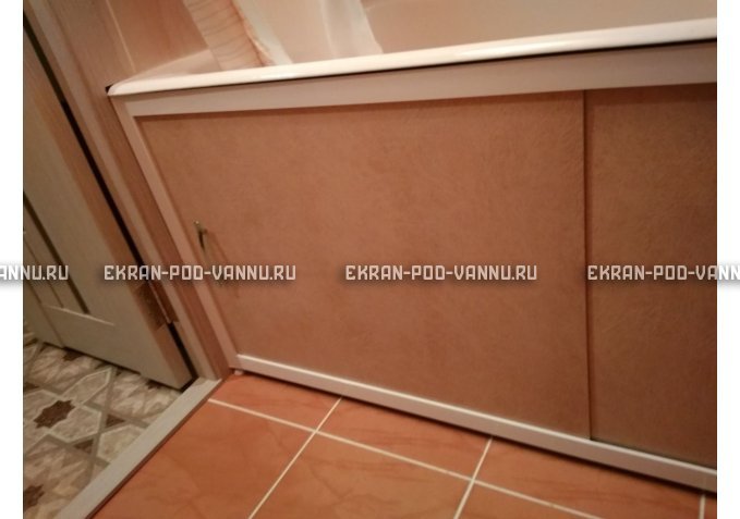 Раздвижной экран EUROPLEX Комфорт бежевый – купить по цене 6750 руб. в интернет-магазине в городе Астрахань картинка 2