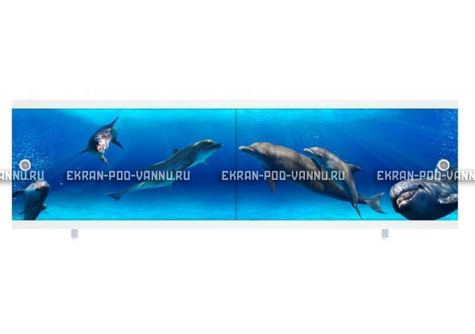 Экран МетаКам Ультралегкий 150 и 170 Дельфины – купить по цене 1590 руб. в интернет-магазине в городе Астрахань картинка 2