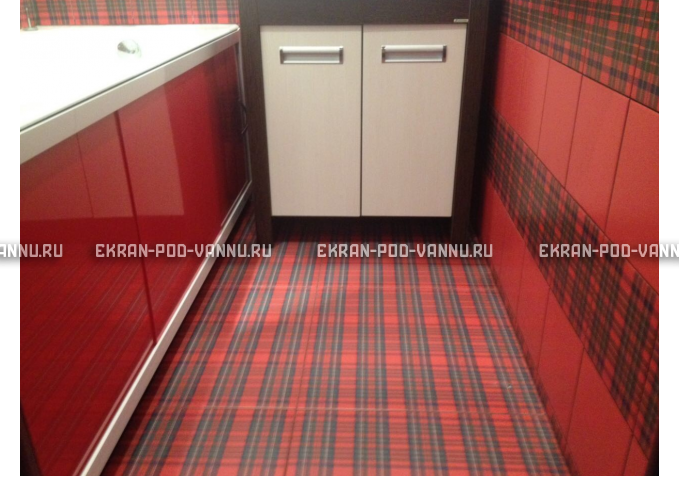 Экран раздвижной EUROPLEX Комфорт красный – купить по цене 6250 руб. в интернет-магазине в городе Астрахань картинка 3