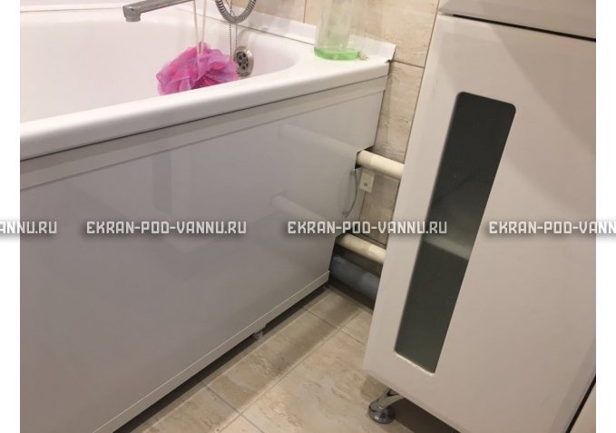Экран под трубы EUROPLEX Универсал белый высокий – купить по цене 6550 руб. в интернет-магазине в городе Астрахань картинка 1