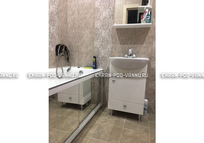 Раздвижной экран EUROPLEX Роликс Зеркальный – купить по цене 9700 руб. в интернет-магазине в городе Астрахань картинка 5