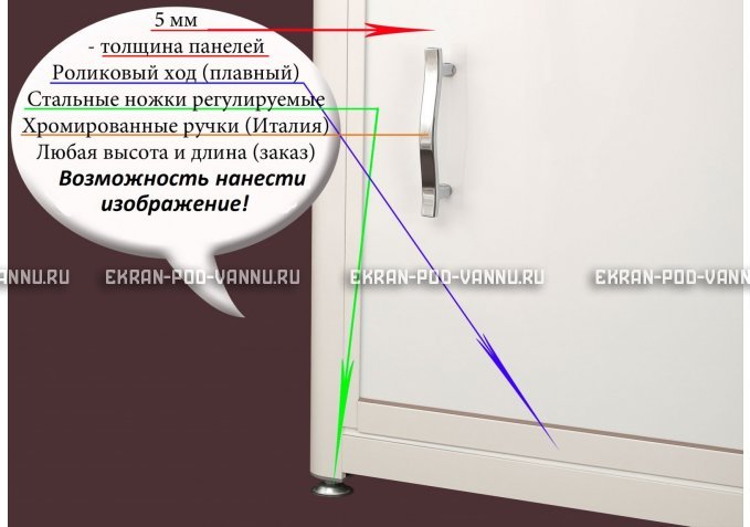 Экран на роликах EUROPLEX Фламинго – купить по цене 12400 руб. в интернет-магазине в городе Астрахань картинка 2