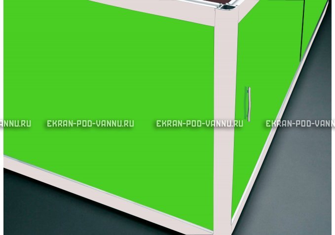 Торцевой экран EUROPLEX Комфорт салатовый – купить по цене 8760 руб. в интернет-магазине в городе Астрахань картинка 1