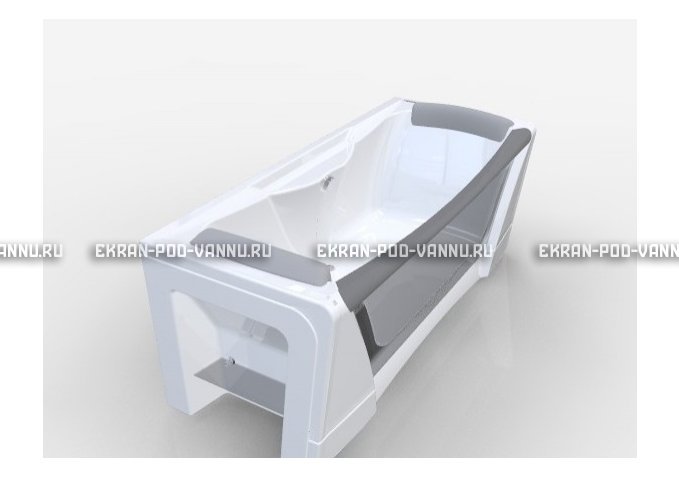 Прозрачная ванна 1MarKa Dolce Vita 180x80 – купить по цене 43200 руб. в интернет-магазине в городе Астрахань картинка 3