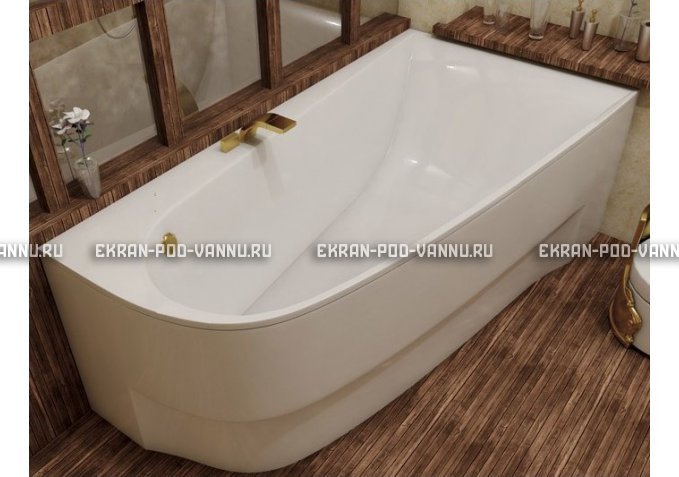 Акриловая ванна Vayer Boomerang 160x90 – купить по цене 52780 руб. в интернет-магазине в городе Астрахань картинка 1