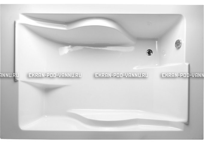 Акриловая ванна Vayer Coral 180x120 – купить по цене 33850 руб. в интернет-магазине в городе Астрахань картинка 2