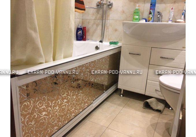 Раздвижной экран EUROPLEX Роликс Золото – купить по цене 12500 руб. в интернет-магазине в городе Астрахань картинка 1