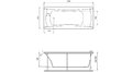 Акриловая ванна Relisan Loara 180x80 – купить по цене 23580 руб. в интернет-магазине в городе Астрахань картинка 17