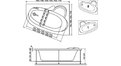 Акриловая ванна Relisan Ariadna 145x95 – купить по цене 23500 руб. в интернет-магазине в городе Астрахань картинка 13