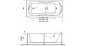 Акриловая ванна Relisan Elvira 160x75 – купить по цене 15940 руб. в интернет-магазине в городе Астрахань картинка 13