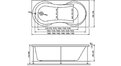 Акриловая ванна Relisan Lada 120x70 – купить по цене 10590 руб. в интернет-магазине в городе Астрахань картинка 13