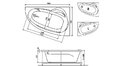 Акриловая ванна Relisan Zoya 140x90 – купить по цене 19000 руб. в интернет-магазине в городе Астрахань картинка 13