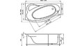 Акриловая ванна 1MarKa Gracia 170x100 – купить по цене 20270 руб. в интернет-магазине в городе Астрахань картинка 17