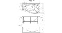 Акриловая ванна 1MarKa Gracia 160x95 – купить по цене 20300 руб. в интернет-магазине в городе Астрахань картинка 17