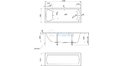Акриловая ванна 1MarKa Modern 120x70 – купить по цене 7600 руб. в интернет-магазине в городе Астрахань картинка 17