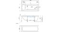 Акриловая ванна 1MarKa Modern 150x70 – купить по цене 9210 руб. в интернет-магазине в городе Астрахань картинка 17