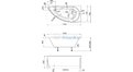 Акриловая ванна 1MarKa Piccolo 150х75 – купить по цене 11310 руб. в интернет-магазине в городе Астрахань картинка 25