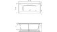 Акриловая ванна Vayer Casoli 170x75 – купить по цене 19110 руб. в интернет-магазине в городе Астрахань картинка 10