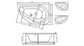 Акриловая ванна Vayer Ismena 160x105 – купить по цене 28350 руб. в интернет-магазине в городе Астрахань картинка 21