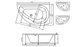 Акриловая ванна Vayer Ismena 160x105 – купить по цене 28350 руб. в интернет-магазине в городе Астрахань картинка 10